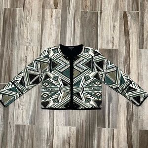 Topshop embroidered jacket